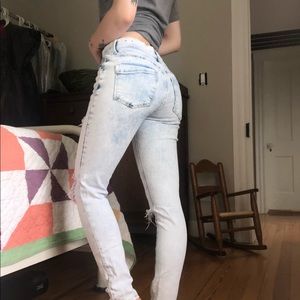 Express Acid Wash Jeans